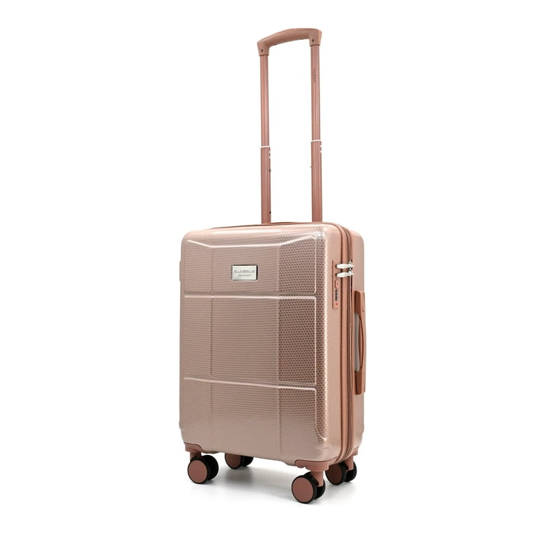 Isaac Mizrahi Aero 3-Piece Luggage Set, Hard Shell Spinner, Rose