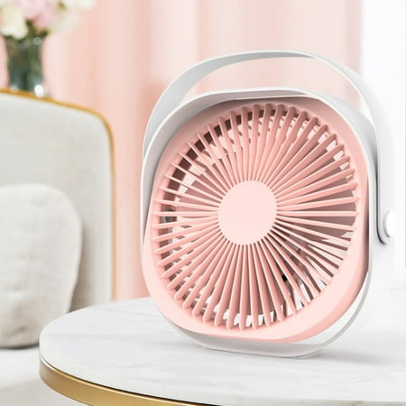 

Frostluinai Fan Portable Mini Clearance! Fashion Desktop Fan Home Usb Charging Small Fan Mini Desktop Portable Large Wind Silent Electric Fan