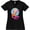 AB-Black, variant on Inktastic Nautical Orange and Pink Mermaid Sitting on Anchor Women's Plus Size V-Neck T-Shirt
