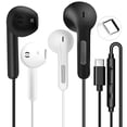 thumbnail image 1 of Auriculares USB-C con cable HAIMLJLBK con micrófono, 2 pares, 1 of 7
