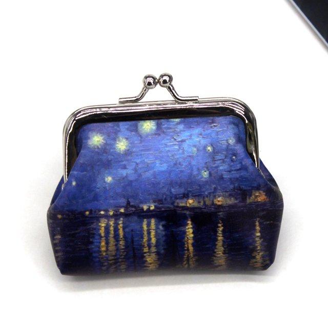 Monedero vintage con estampado creativo para mujer, monedero con hebilla para estudiante, monedero pequeño con forma de bola de masa hervida, bolsa de dulces para boda, regalo