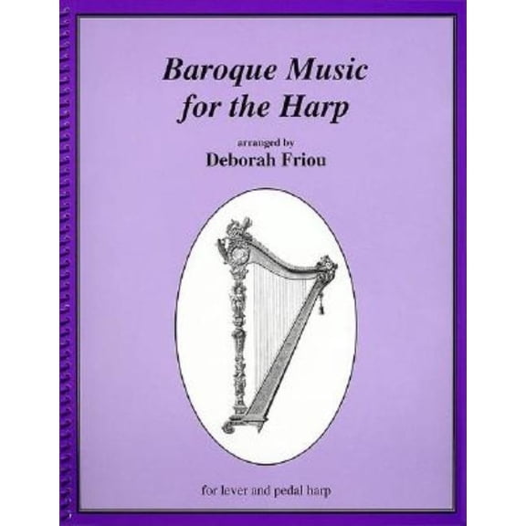 Baroque Music for the Harp, (Spiral-Bound)