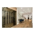 thumbnail image 5 of Drevy W Series (1 Ft) - 9 Bottle Wall Mounted Wine Rack (Brushed ) Stylish Modern Wine Storage with Label Forward Design, 5 of 8