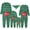 2-Dark Green, variant on PatPat Womens Pajamas Matching Family Christmas Pajamas One Piece Long Sleeve Gingerbread PJs Sleepwear Loungewear for Couples with Socks Women M