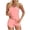 Rose Gold [Solid], variant on qucoqpe 3 Piece Tankini Swimsuits for Women Fashion Striped Print Modest Bathing Suits with Shorts Vacation Beach Loose Fit Swimwear