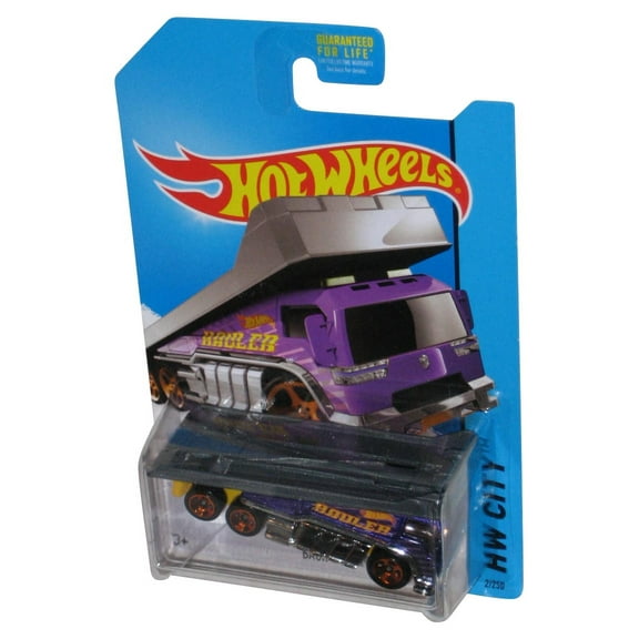 Hot Wheels HW City (2013) Purple Back Slider Toy Truck 2/250