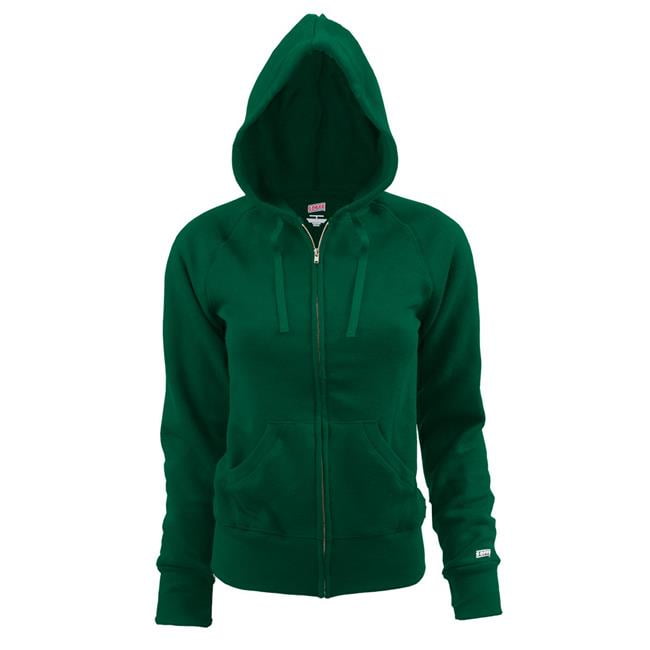 dark green zipper hoodie
