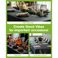 thumbnail image 4 of KitchenK Plastic Table Cloth Disposable 10 Pack, 54 x 108 Inch Table Cloths, Graduation Decorations Class of 2025, Graduation Party Tablecloths, Rectangle, Plastic Cover, Leakproof & Sturdy, Black, 4 of 10