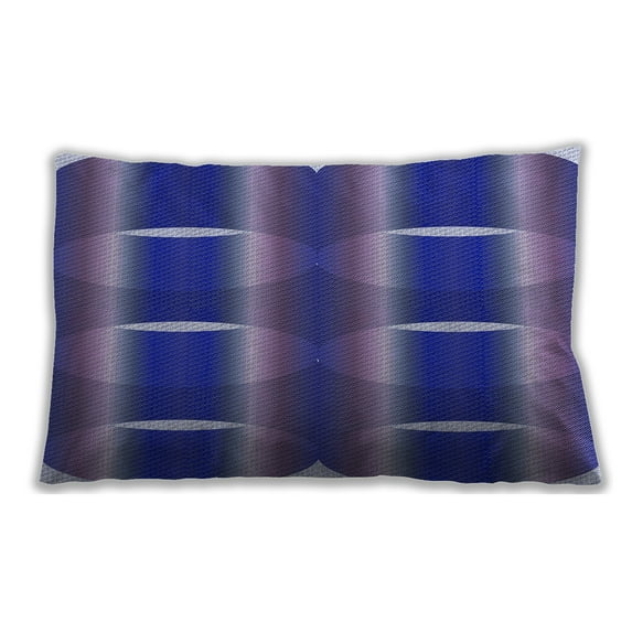 Ahgly Company Outdoor Rectangular Contemporary Lumbar Throw Pillow, 13 inch by 19 inch