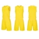 thumbnail image 1 of Conjuntos de camisetas sin mangas de cuello redondo para niños, conjunto de traje de fútbol de color sólido para juegos deportivos universitarios, partidos de rendimiento, uniformes de entrenamiento y, 1 of 5