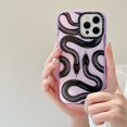 thumbnail image 1 of Casetify Funda De Teléfono Transparente A Prueba De Golpes Protectora Completa Suave Para iPhone 14 13 12 11 Pro MAX XR X XS 7 8 Plus Patrón De Serpiente Malvada, 1 of 4
