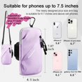 thumbnail image 5 of Brazalet para teléfono, Bolsos cruzados pequeños con bandolera y brazalete, Coatibl con iPhone y todos los teléfonos celular, Uso para correr, caminar, senderismo y ciclismo (Tamaño Plus, 5 of 5