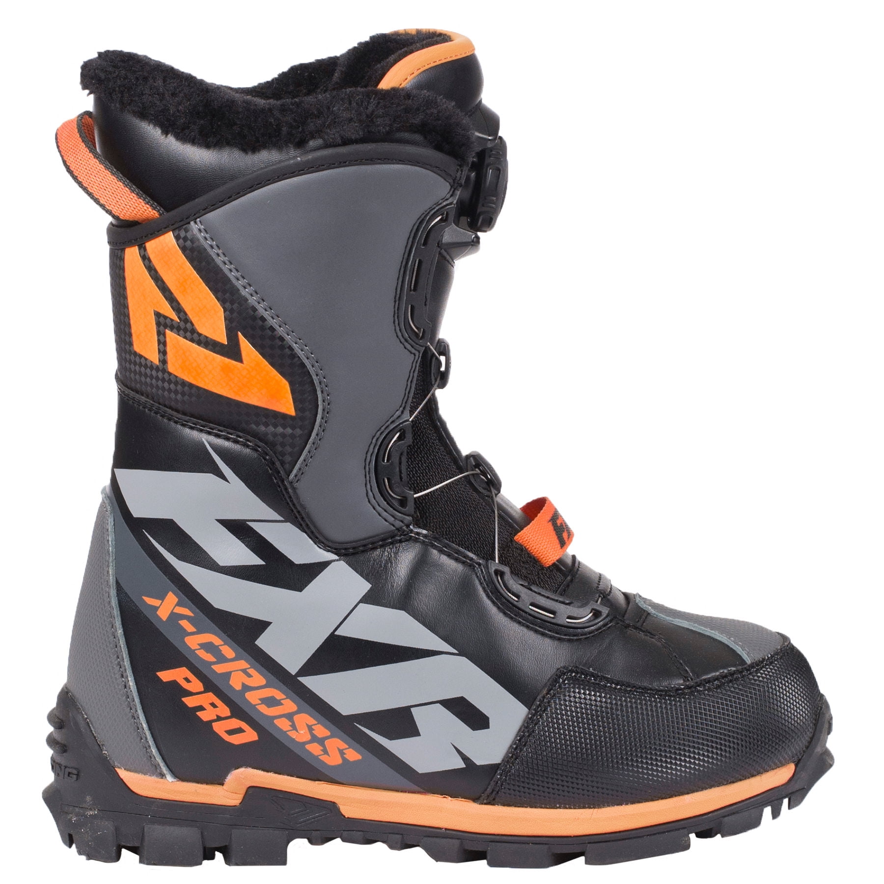 Fxr snowmobile boots white orange black grey dicks