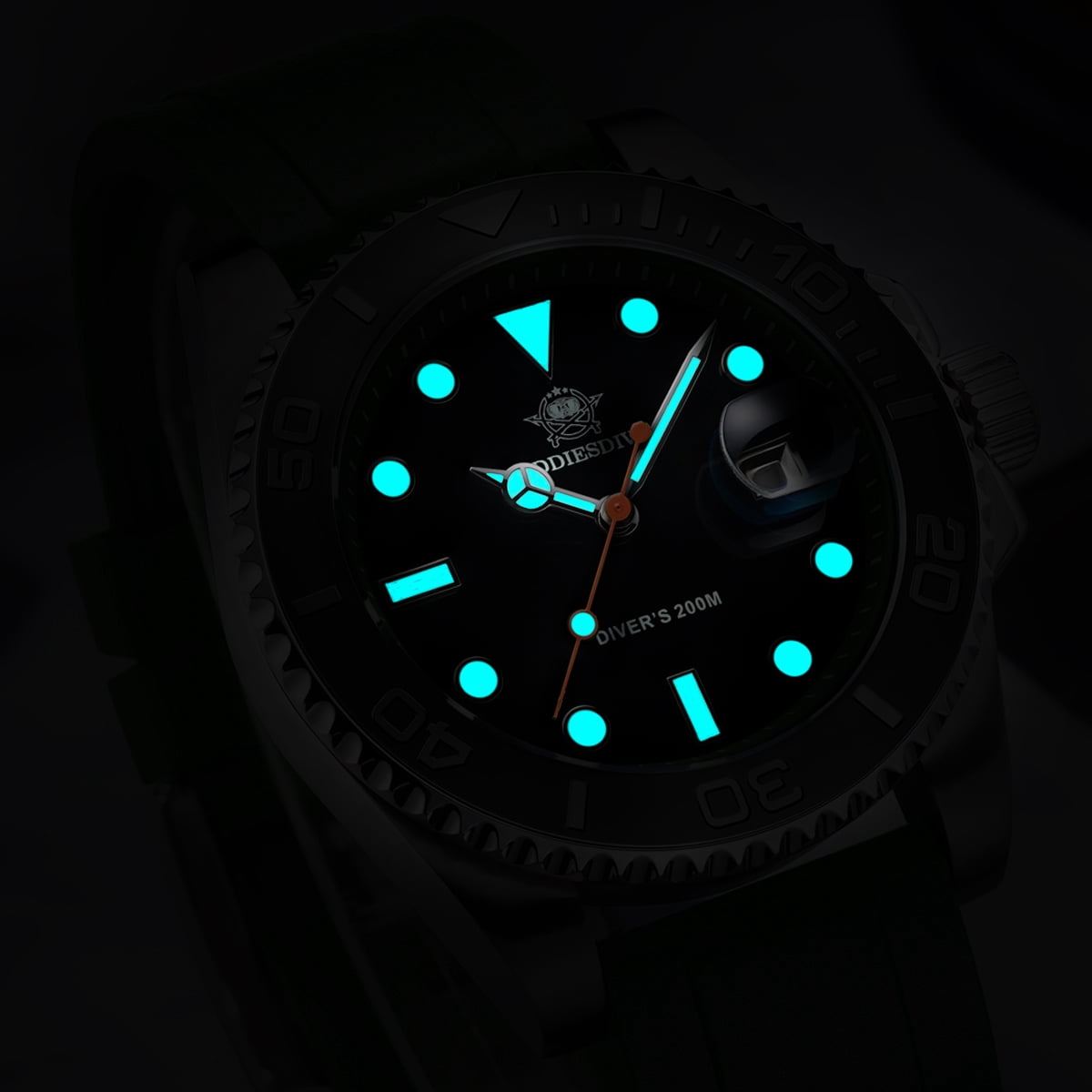 ADDIESDIVE Mens Watches 200M Water Resistant Dive Watch, Japanese Quartz Movement, Ceramic Bezel & Super Luminous Quartz Watches for Men