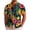 Army Green, variant on Ceisia Men's Pineapple Tropical Flower Print Hawaiian Shirt Short Sleeve Button Down Summer Beach Shirt Army Green XXL Gifts for Father