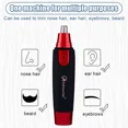 thumbnail image 3 of Er na Electric Nose Hair Trimmer Implement Shaver Clipper Men Women Ear Neck Eyebrow Trimmer Shaver Man Clean Trimer Razor Remover Kit, 3 of 28