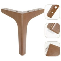 HOMEMAXS Sturdy Brown Metal Furniture Legs for Chairs Tables Cabinets with Excellent Load Capacity 4 Pieces