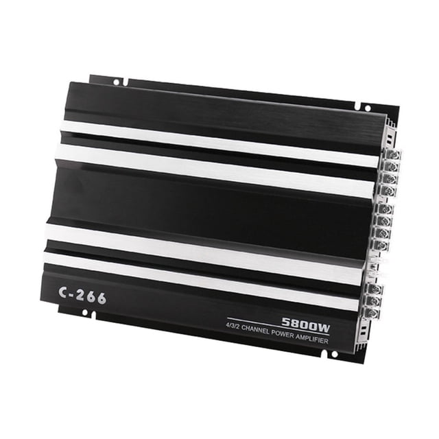 Accesorios de modificación de audio para automóvil C-266 Amplificador de potencia de cuatro vías montado en vehículo