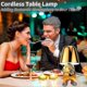 thumbnail image 2 of Bedside Touch Table Lamp, Gold Thinker Lamp Desk Light Cordless Rechargeable Portable Decorative Nightstand Lamp With Usb Charging-YKY416, 2 of 3