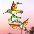 thumbnail image 4 of Décoration Murale en Métal Colibri Coloré Ornements Suspendus en Métal, 4 of 6