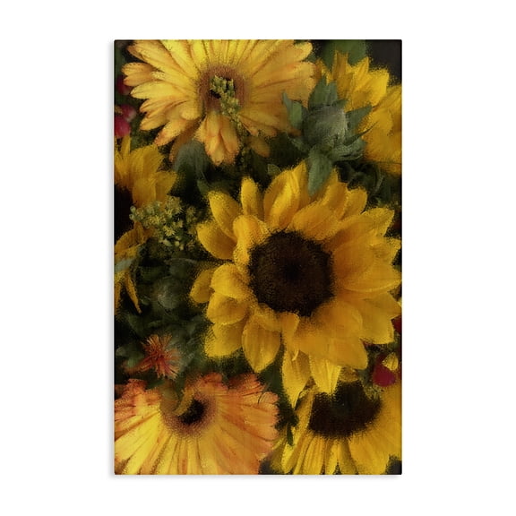 Stupell Industries Transitional Bunches of Garden Sunflowers Canvas Art, 16 x 24, by Kim Allen