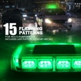 thumbnail image 4 of Xprite Rooftop Emergency Strobe Light bar with Magnetic Base High-Visibility LED Beacon for Vehicles Safety and Security Solution- Green, 4 of 6
