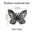 thumbnail image 1 of Pegatinas de pared decorativas para el hogar, con diseño de mariposas en blanco y negro, 3D, huecas, de PVC, para sala de estar y habitación de niños, 1 of 5