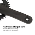 thumbnail image 4 of 104 BCD Bike Crank Arm Set, 104 BCD Mountain Bike Single Speed Crankset Positive Negative Teeth  For Outdoor Riding, 4 of 8