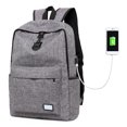 thumbnail image 4 of Nuevo diseño de mochilas para hombres con carga USB para hombres, mochila escolar de viaje para mujeres (gris)-155331.05 Tmvgtek Para estrenar, 4 of 8