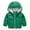 Z1 Dark Green, variant on GYUJNB Insulated Lined Winter Hooded Jacket for Girls Windproof Warm Thermal Coat with Zip Front Pockets,Size:9-10 Years