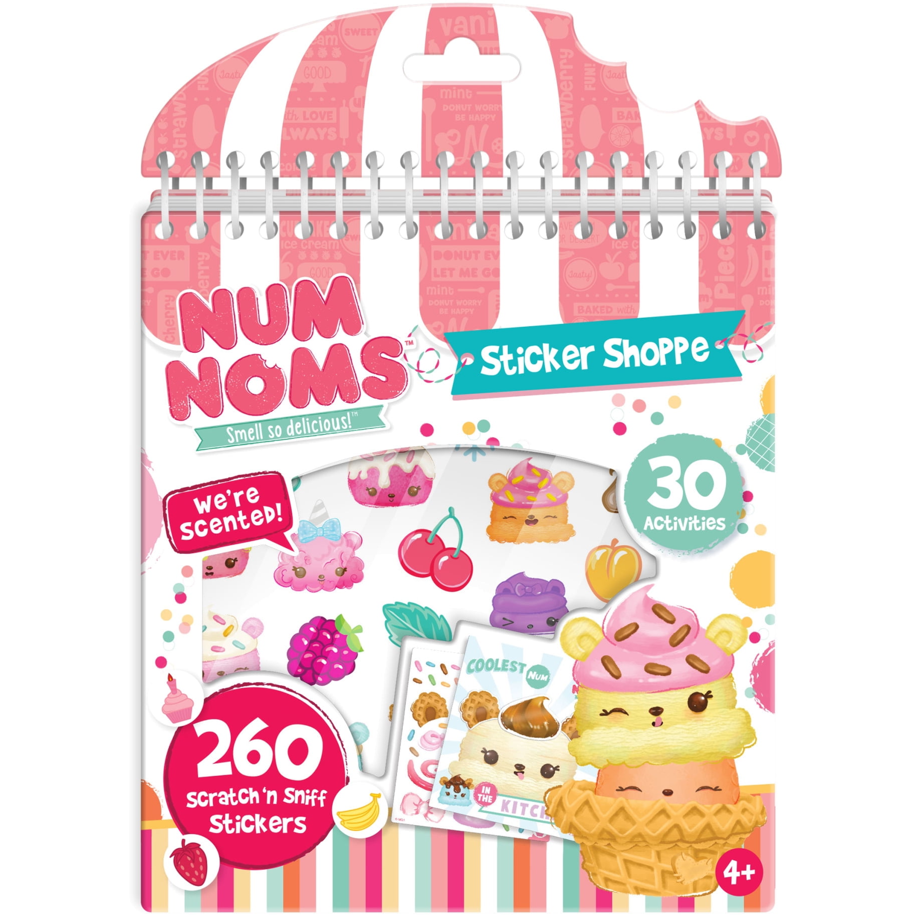 Birthday Party Stickers Num Noms Stickers x 5 Style 1 Scented Stickers 