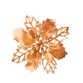 thumbnail image 3 of Flor hueca de Navidad con purpurina dorada de Navidad artificial utilizada para decorar flores para el día de Navidad Wmkox8yii gf9504, 3 of 9