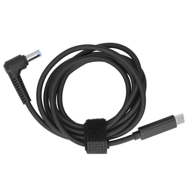 Potente cable de carga tipo C para computadora HP - Interfaz DC 4,5 x 3,0 mm
