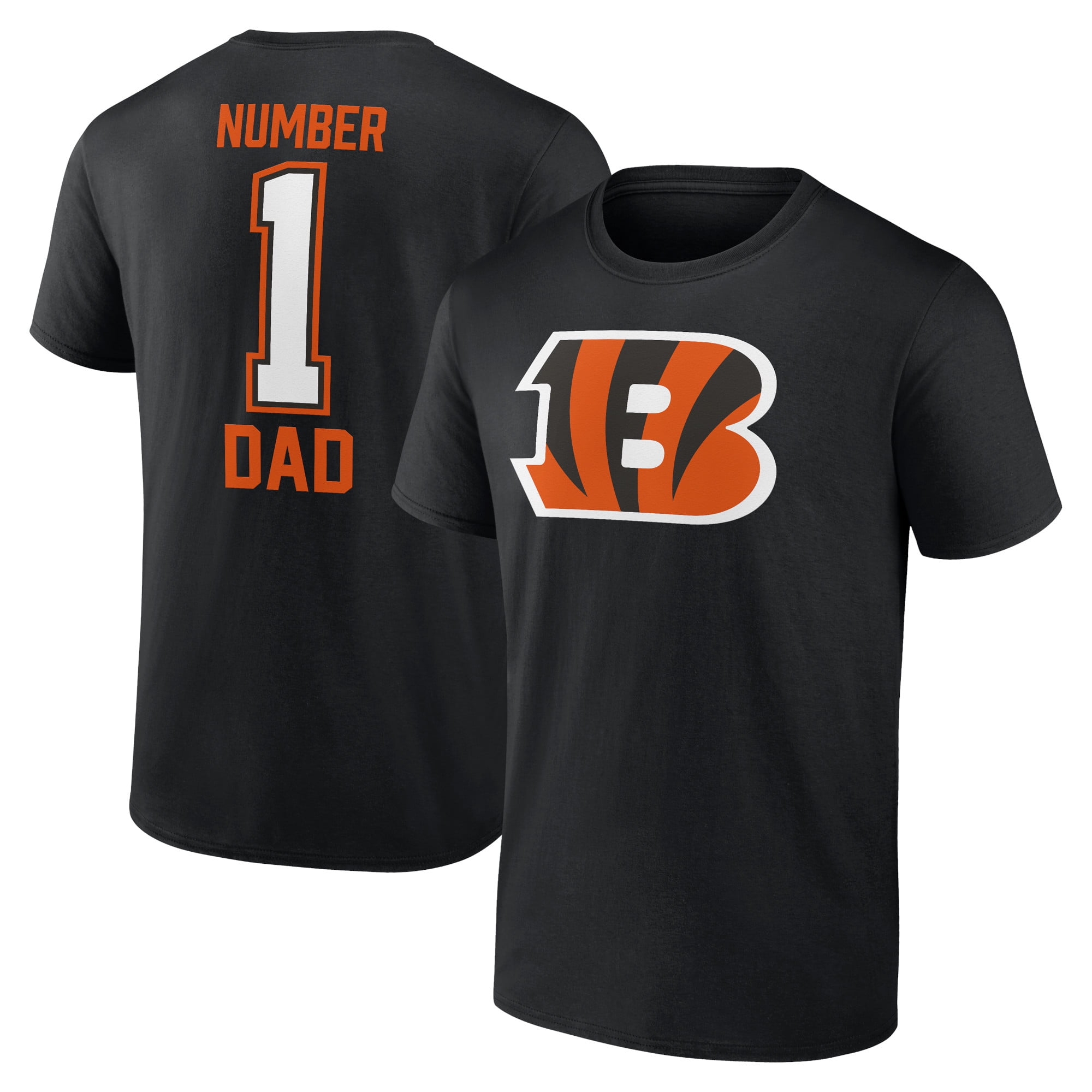 Men's Black Cincinnati Bengals Greatest Dad T-Shirt - Walmart.com