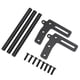 thumbnail image 2 of Parachoques delantero de metal para coche trepador de control remoto, rendimiento estable, buena protección, antiarañazos, parachoques delantero RC para SCX10, color negro, 2 of 10
