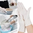 thumbnail image 3 of 100 Pcs/boîte Gants en Latex Jetables Gants d'Examen Élastiques Doux pour Traitement Alimentaire, 3 of 8