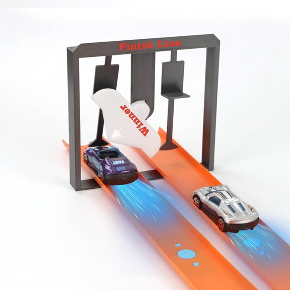 Línea de meta de carreras compatible con las pistas de carreras Hot Wheels