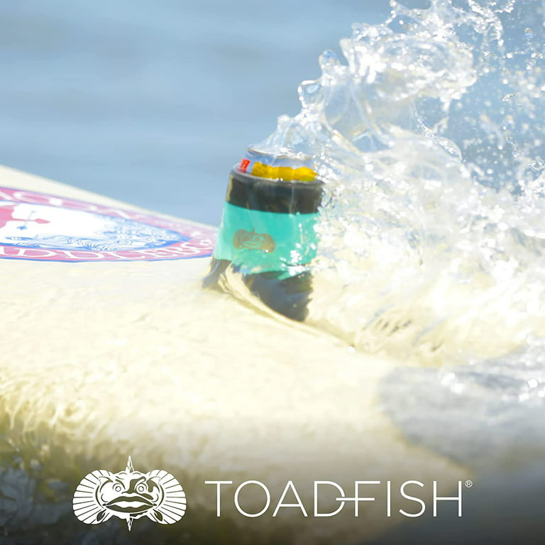 Toadfish Slim Non-Tipping Can Cooler for 12oz Cans - Suction Cup Cooler For  Beer & Soda - Stainless Steel Double-Wall Vacuum Insulated Cooler - Sturdy