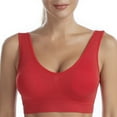 thumbnail image 1 of Slip-On Seamless Padded Bralette Comfort  Bra, 1 of 22