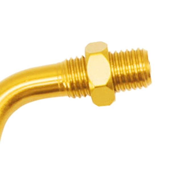 Universal Motorcycle Throttle Cable Adjuster 90 Degree for Retrofitting Cable Adjuster MTB Bikes Golden