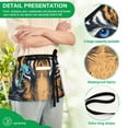 thumbnail image 4 of Yayeee Waist Apron with Pockets for Cooking Waterproof Half Server Aprons, Tiger Eyes Pattern, 4 of 7