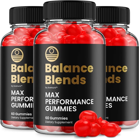 Balance Blends ACV Gummies Supplement – BalanceBlends ACV Gummy Apple Cider Vinegar 1000MG, 3 Pack, 180 Gummies
