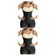 thumbnail image 3 of Entrenador de cintura posparto Qarigey correa de modelado de vientre ajustable de nailon corsé adelgazante Negro XXXL 2piezas, 3 of 6