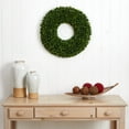 thumbnail image 4 of Nearly Natural 4350 24 in. Boxwood Artificial Wreath, 4 of 4