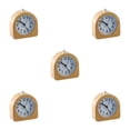 thumbnail image 1 of Decodeary Bois Empêcher le Sommeil Prolongé Sans Bruit de Tic-Tac et Tonalité Douce de Réveil Pratique Sans Distraction Petite et Exquise Lumière 5Ensemble, 1 of 6