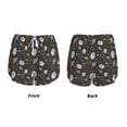 thumbnail image 5 of Lsque Cosmic Printed Women's Running Shorts with Liner Pockets,Elastic Quick Dry Workout Athletic Gym Yoga Shorts,Womens High Waist Shorts-Large, 5 of 9