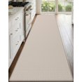 thumbnail image 1 of Kitchen Rug Anti Fatigue Mats for Floor, 24x71 Non Skid Cushioned Comfort Standing Desk Waterproof Runner, Beige, 1 of 9