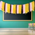 thumbnail image 6 of Back to School Decorations Pencil Classroom Ribbon Garland 7.5 ft Handmade Colorful Ribbon Hanging Tassel Garland Welcome Back to School Banner for Classroom, Mantle, Wall, Party Supplies, 6 of 7