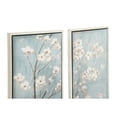 thumbnail image 4 of 20" x 59" Cherry Blossom Floral Framed Wall Art with Silver Frame, by DecMode (2 Count), 4 of 8