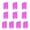 Purple, variant on 10 Pack Multi Purpose Trading Card Dividers For Organization And Compact Carrying